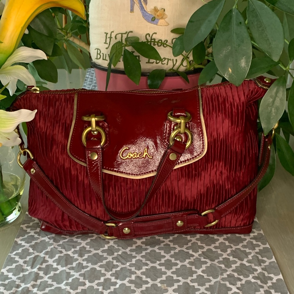 Scarlet Coach Satchel bag